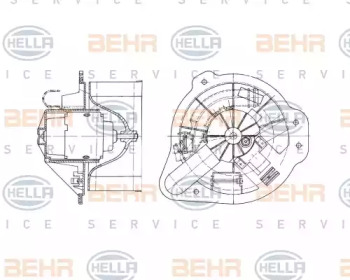 BEHR HELLA SERVICE 8EW 009 157-591