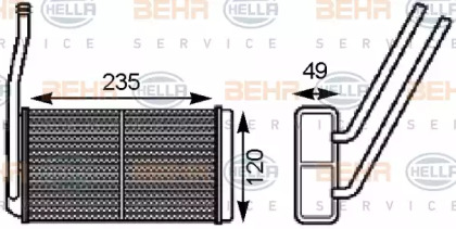 BEHR HELLA SERVICE 8FH 351 000-161