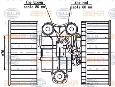 BEHR HELLA SERVICE 8EW 351 000-341