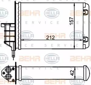 BEHR HELLA SERVICE 8FH 351 001-554