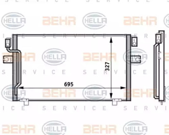 BEHR HELLA SERVICE 8FC 351 024-181