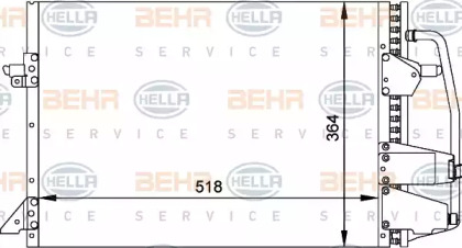 BEHR HELLA SERVICE 8FC 351 035-701