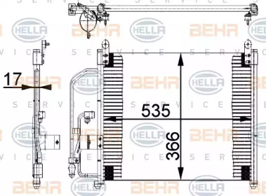 BEHR HELLA SERVICE 8FC 351 037-221