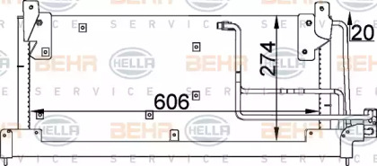 BEHR HELLA SERVICE 8FC 351 037-591