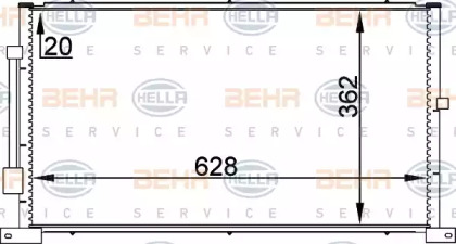 BEHR HELLA SERVICE 8FC 351 038-714