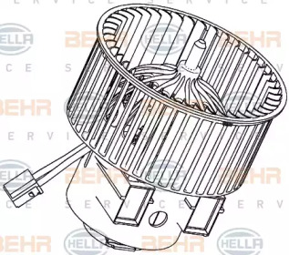 BEHR HELLA SERVICE 8EW 351 040-471