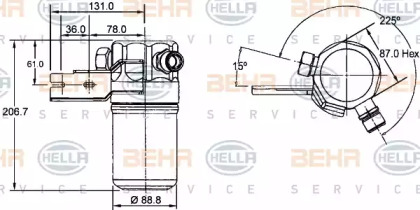 BEHR HELLA SERVICE 8FT 351 192-391