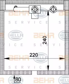 BEHR HELLA SERVICE 8FV 351 211-071