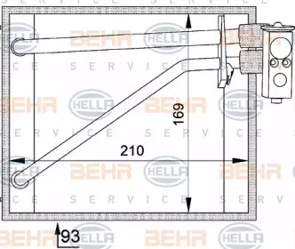 BEHR HELLA SERVICE 8FV 351 211-131