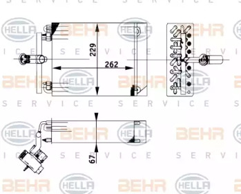 BEHR HELLA SERVICE 8FV 351 211-651