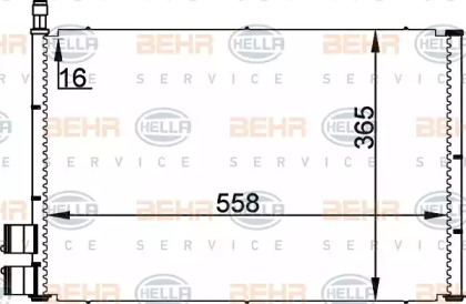 BEHR HELLA SERVICE 8FC 351 300-354