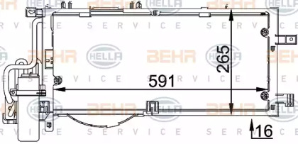 BEHR HELLA SERVICE 8FC 351 300-614