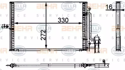 BEHR HELLA SERVICE 8FC 351 300-694