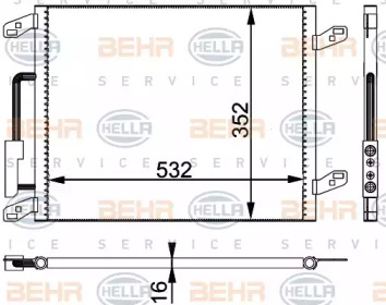 BEHR HELLA SERVICE 8FC 351 301-101