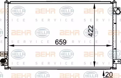 BEHR HELLA SERVICE 8FC 351 301-231