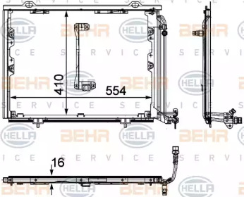 BEHR HELLA SERVICE 8FC 351 302-151