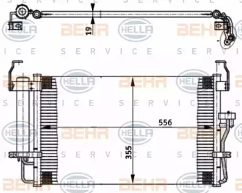 BEHR HELLA SERVICE 8FC 351 302-161