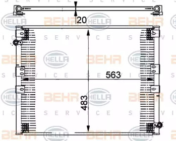 BEHR HELLA SERVICE 8FC 351 302-171