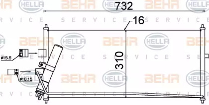 BEHR HELLA SERVICE 8FC 351 302-521