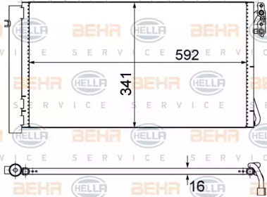 BEHR HELLA SERVICE 8FC 351 302-624