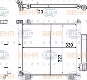 BEHR HELLA SERVICE 8FC 351 303-471