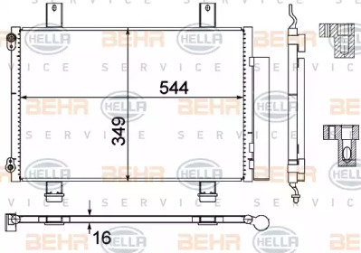 BEHR HELLA SERVICE 8FC 351 303-494