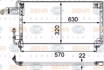 BEHR HELLA SERVICE 8FC 351 303-721