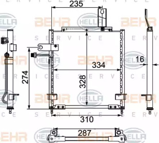 BEHR HELLA SERVICE 8FC 351 303-731