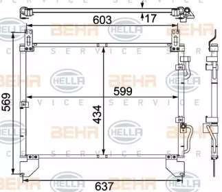 BEHR HELLA SERVICE 8FC 351 304-151