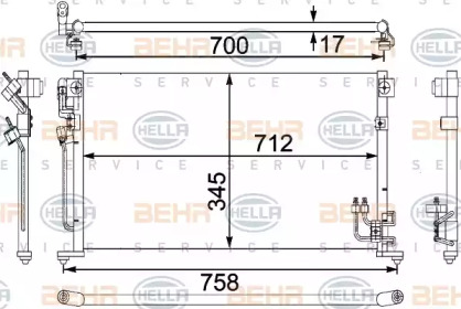 BEHR HELLA SERVICE 8FC 351 304-231