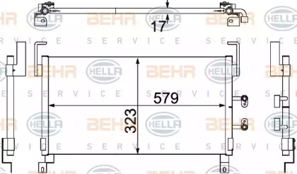 BEHR HELLA SERVICE 8FC 351 304-371