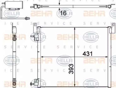 BEHR HELLA SERVICE 8FC 351 304-481