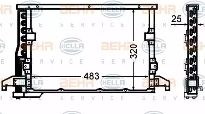 BEHR HELLA SERVICE 8FC 351 305-071