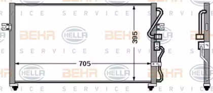 BEHR HELLA SERVICE 8FC 351 305-761