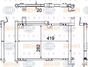 BEHR HELLA SERVICE 8FC 351 307-061