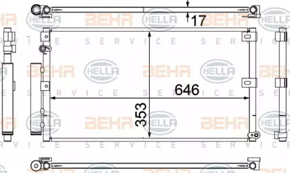 BEHR HELLA SERVICE 8FC 351 307-121