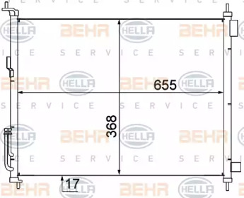 BEHR HELLA SERVICE 8FC 351 307-781