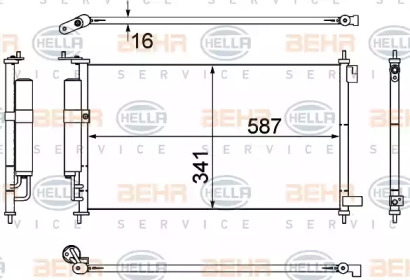 BEHR HELLA SERVICE 8FC 351 307-791