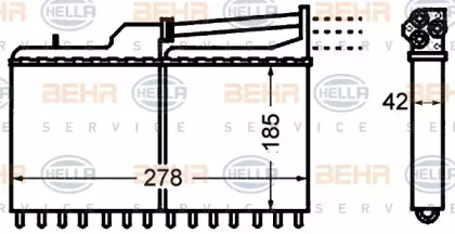 BEHR HELLA SERVICE 8FH 351 308-061