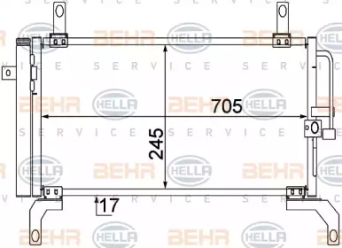 BEHR HELLA SERVICE 8FC 351 309-061