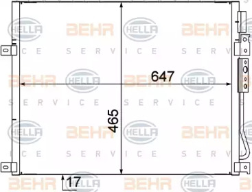 BEHR HELLA SERVICE 8FC 351 309-111