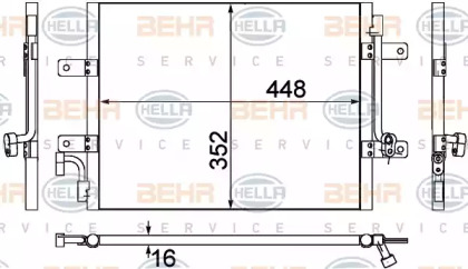 BEHR HELLA SERVICE 8FC 351 309-301