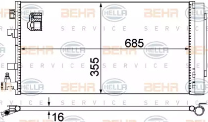 BEHR HELLA SERVICE 8FC 351 310-544