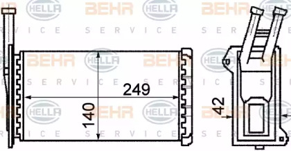 BEHR HELLA SERVICE 8FH 351 311-081