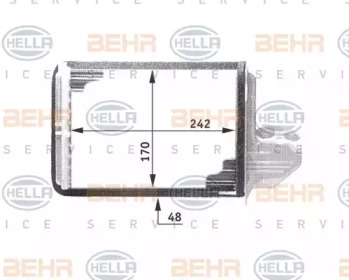 BEHR HELLA SERVICE 8FH 351 311-661