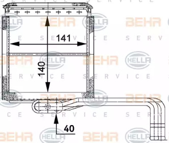 BEHR HELLA SERVICE 8FH 351 312-041