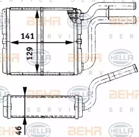 BEHR HELLA SERVICE 8FH 351 312-061