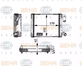 BEHR HELLA SERVICE 8FH 351 312-721 BEHR HELLA SERVICE 8FH 351 312-721