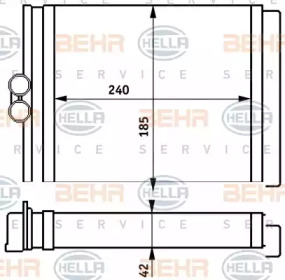 BEHR HELLA SERVICE 8FH 351 313-151