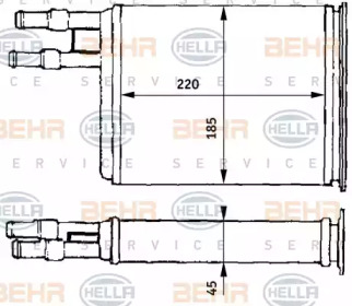 BEHR HELLA SERVICE 8FH 351 313-171